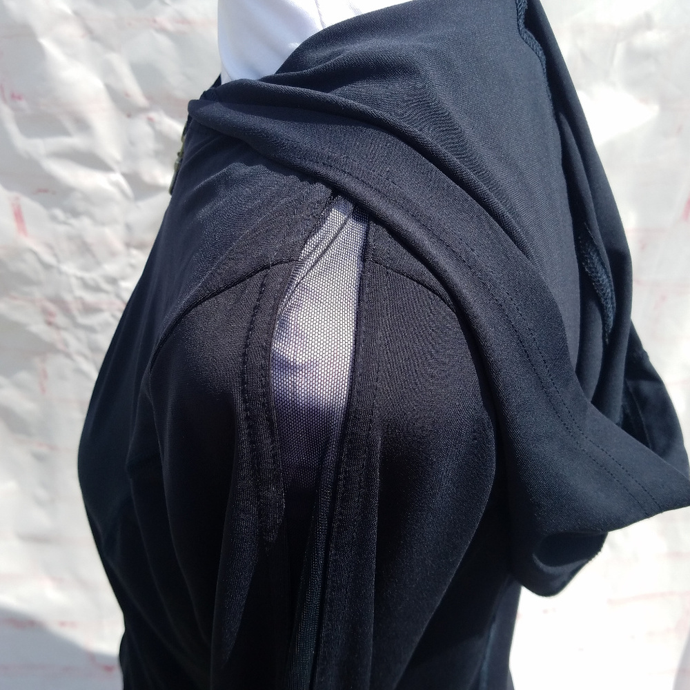 cAbi full zip black athletic top mesh inset 576 - Picture 5 of 6